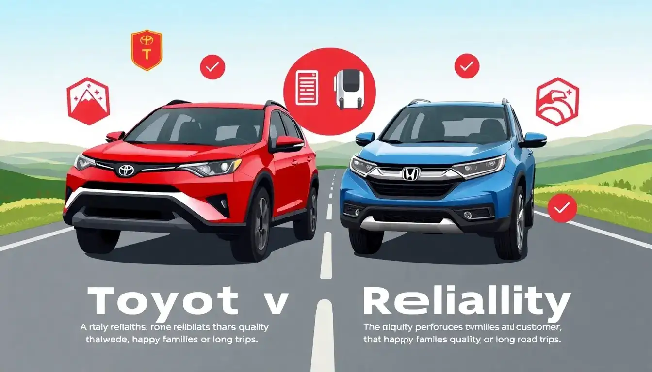 How do Toyota SUVs compare to Honda SUVs in terms of reliability