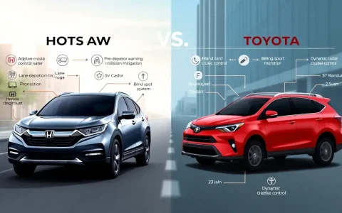 How do Honda SUVs compare to Toyota SUVs in terms of safety features