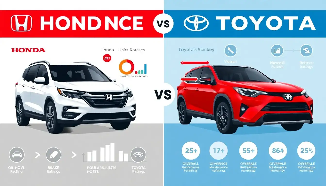 Are there any significant differences in maintenance costs between Honda and Toyota SUVs