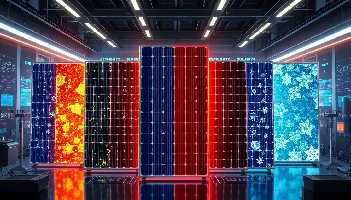 How do different types of solar batteries perform in extreme temperatures