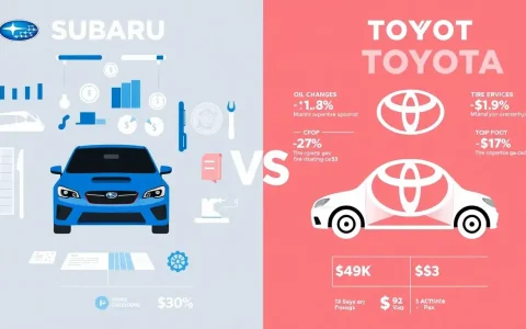 How do the maintenance costs of Subaru compare to those of Toyota