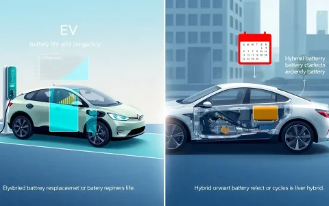 Do electric vehicles require more frequent battery replacements than hybrids