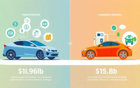How do insurance premiums for hybrids compare to those for gas-powered cars