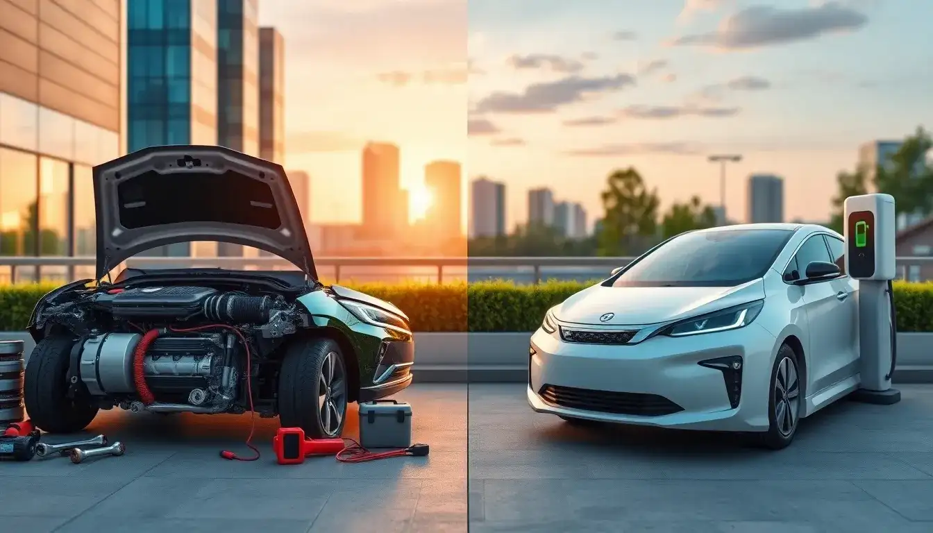 Are there any long-term maintenance benefits for hybrids over electric vehicles