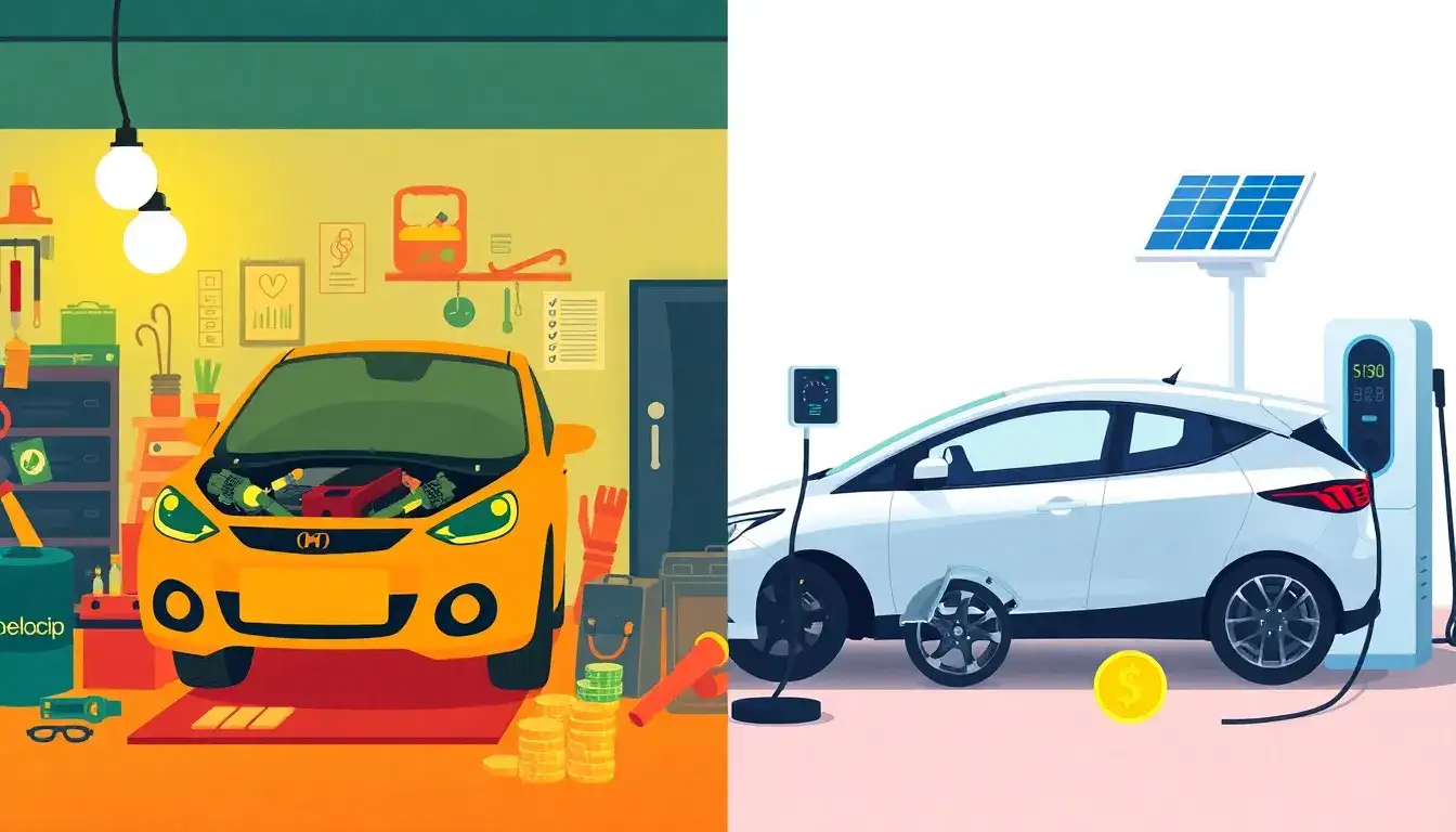 Are there any long-term studies comparing the maintenance costs of hybrids and EVs