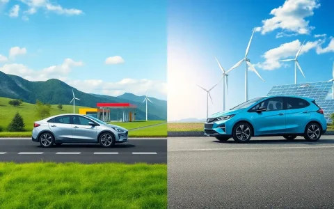 What are the environmental impacts of hybrids versus electric vehicles