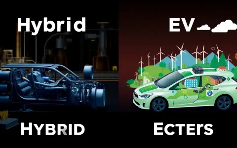 How do the manufacturing processes of hybrids and EVs compare in terms of environmental impact