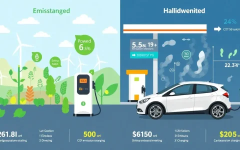 How do the emissions from charging an EV compare to the emissions from gasoline in a hybrid
