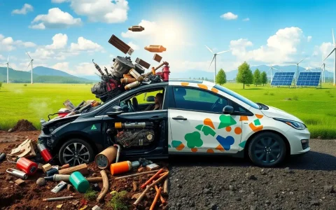 What are the environmental impacts of disposing of hybrids versus EVs at the end of their life cycles