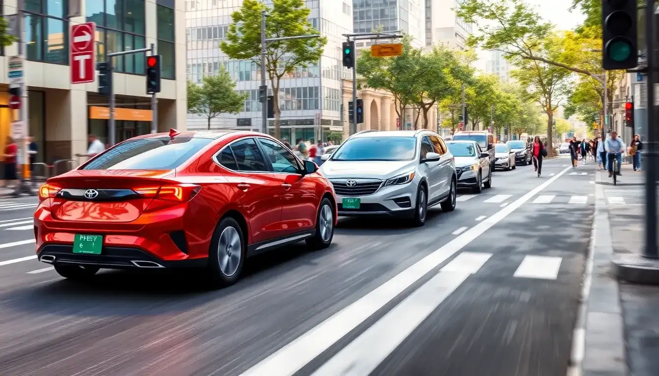 Do PHEVs have better acceleration in city traffic compared to HEVs