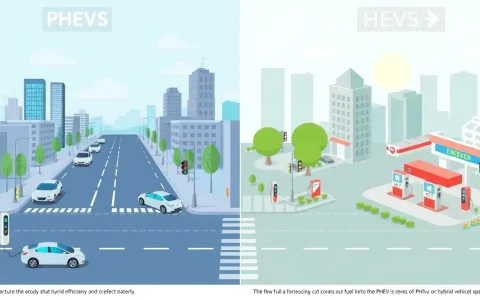 What are the real-world fuel efficiency differences between PHEVs and HEVs in urban areas