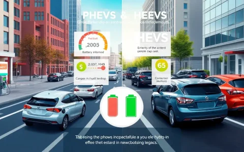 How does the fuel efficiency of PHEVs and HEVs impact their overall cost of ownership in urban areas