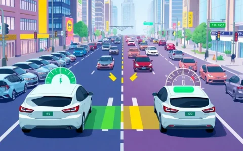 How does the battery size of PHEVs impact their fuel efficiency in city driving