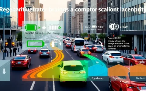 How does regenerative braking contribute to the fuel efficiency of PHEVs and HEVs in city driving