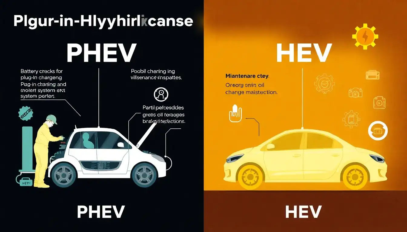 Do PHEVs have any unique maintenance requirements that HEVs do not