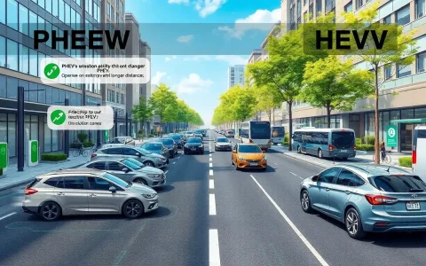 What are the main benefits of PHEVs over HEVs for city driving