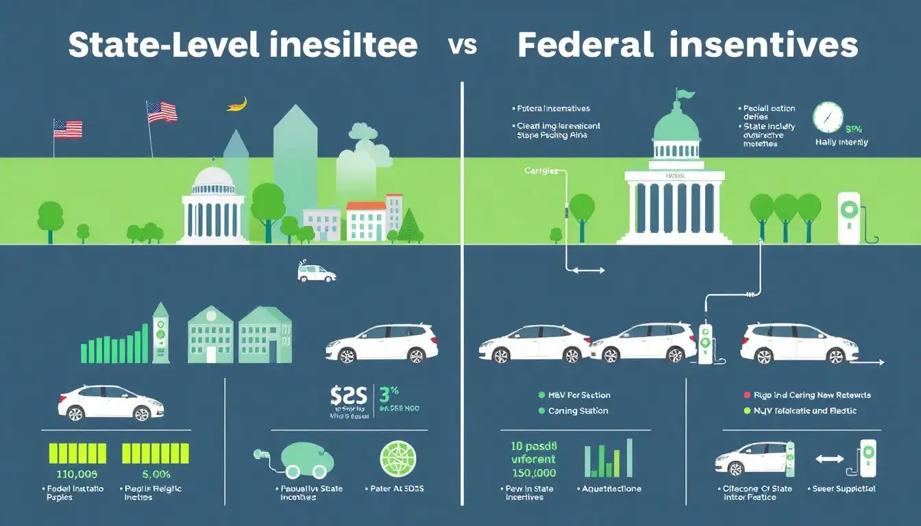 How do state incentives compare to federal incentives for PHEVs