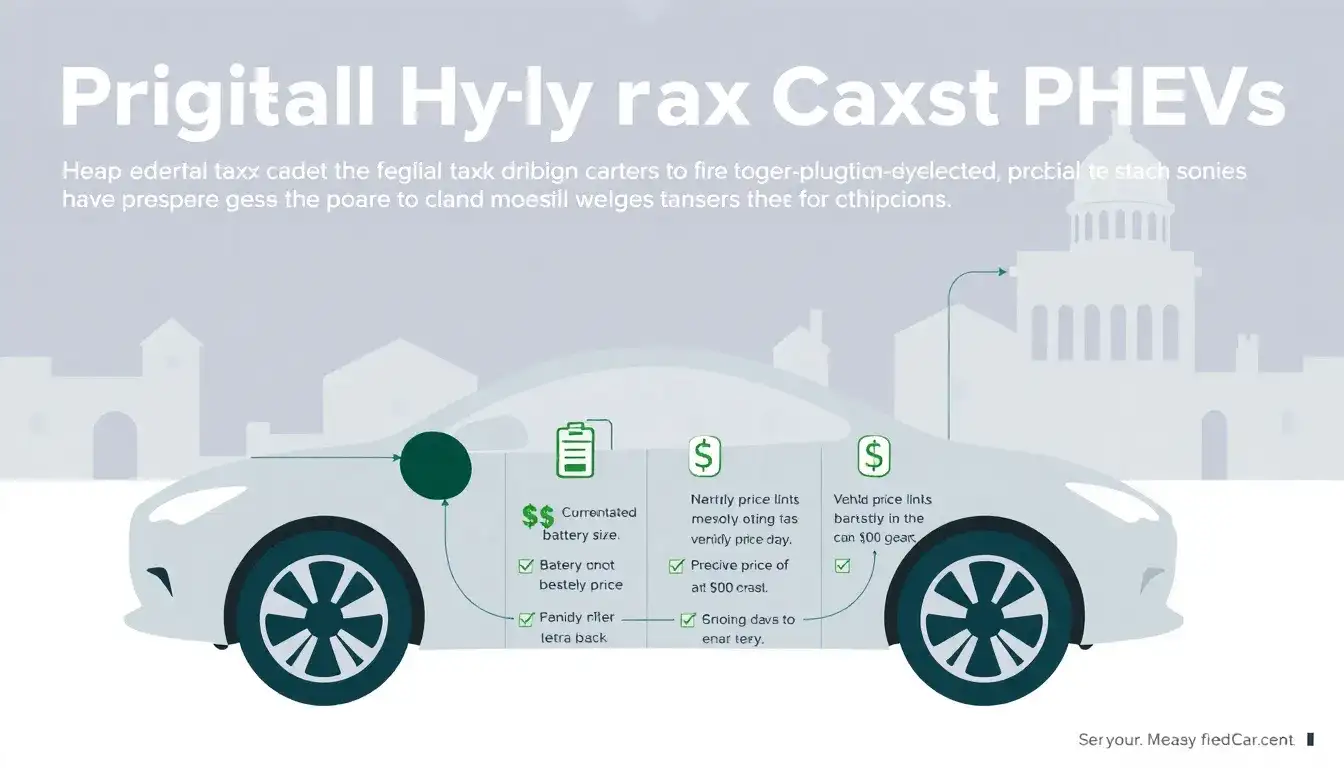 What are the eligibility criteria for the federal tax credit on PHEVs