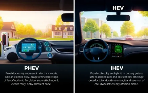 How does the driving experience differ between PHEVs and HEVs