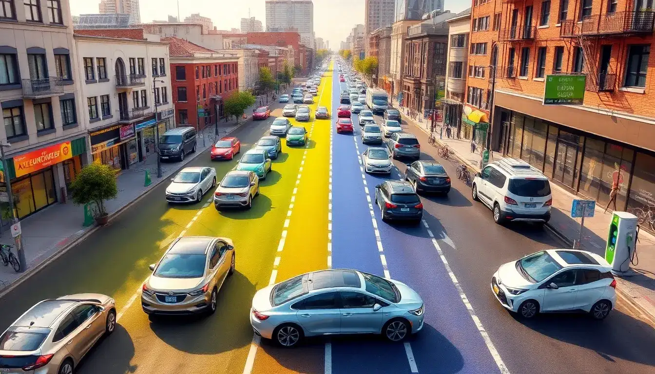 How does the daily driving range of PHEVs compare to pure EVs in urban areas