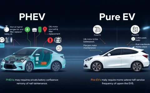 Are there any significant maintenance differences between PHEVs and pure EVs