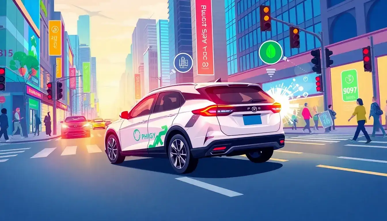 How do PHEVs perform in terms of fuel efficiency during short trips in cities