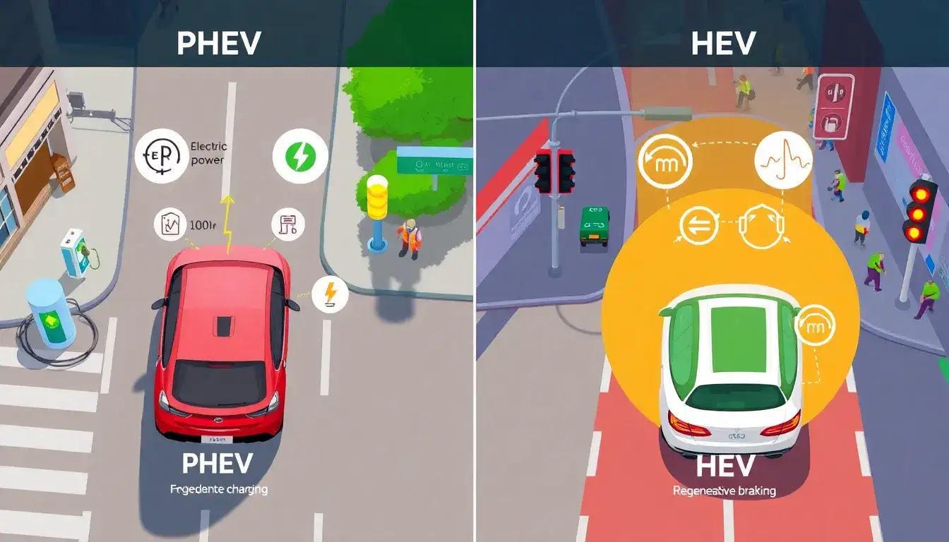 Do PHEVs require more maintenance than HEVs in city driving conditions