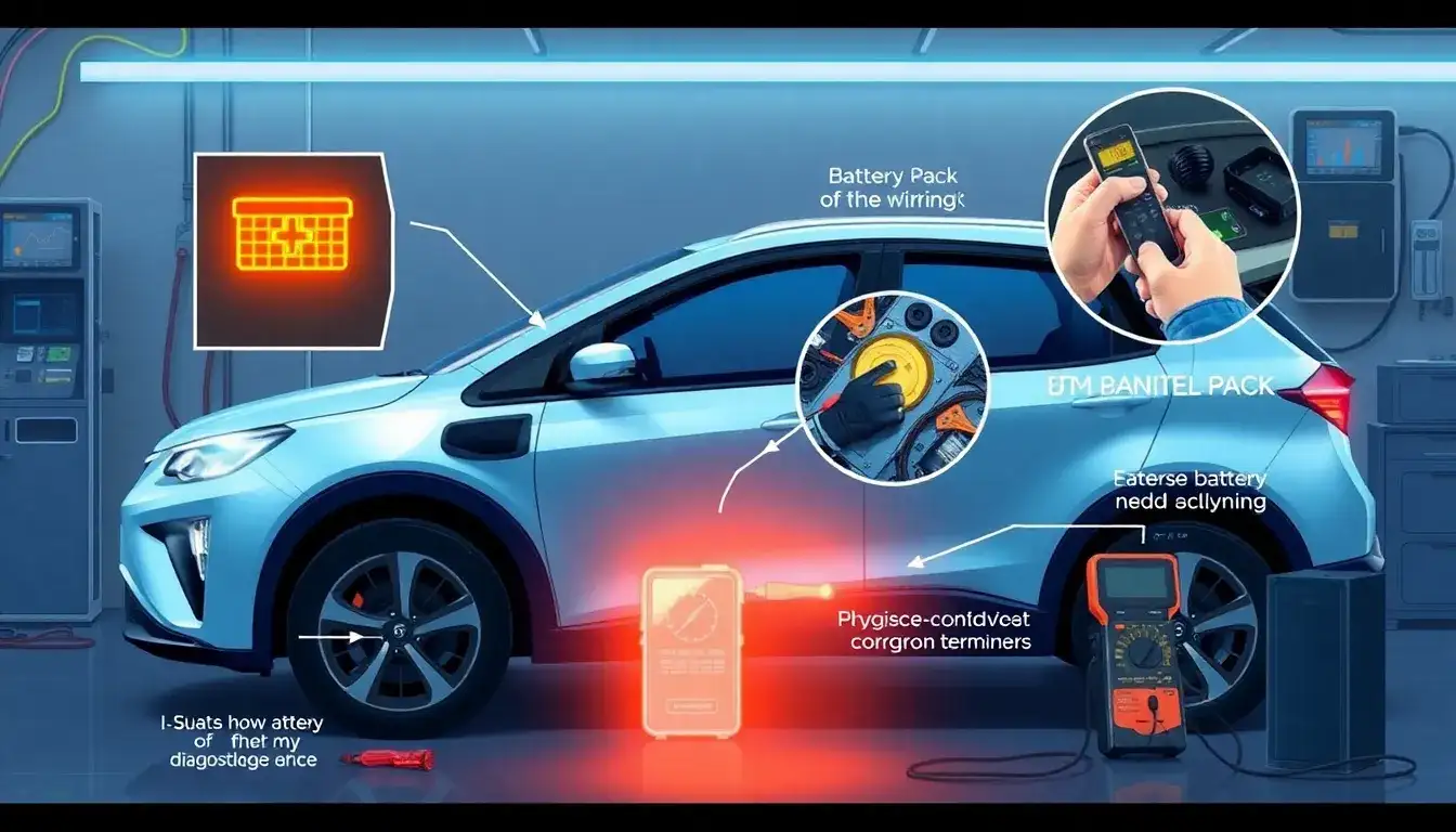 What are the signs that a PHEV battery needs maintenance