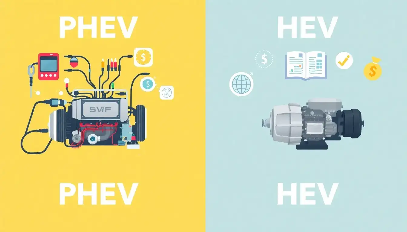 Do PHEVs have higher maintenance costs for their gasoline engines compared to HEVs