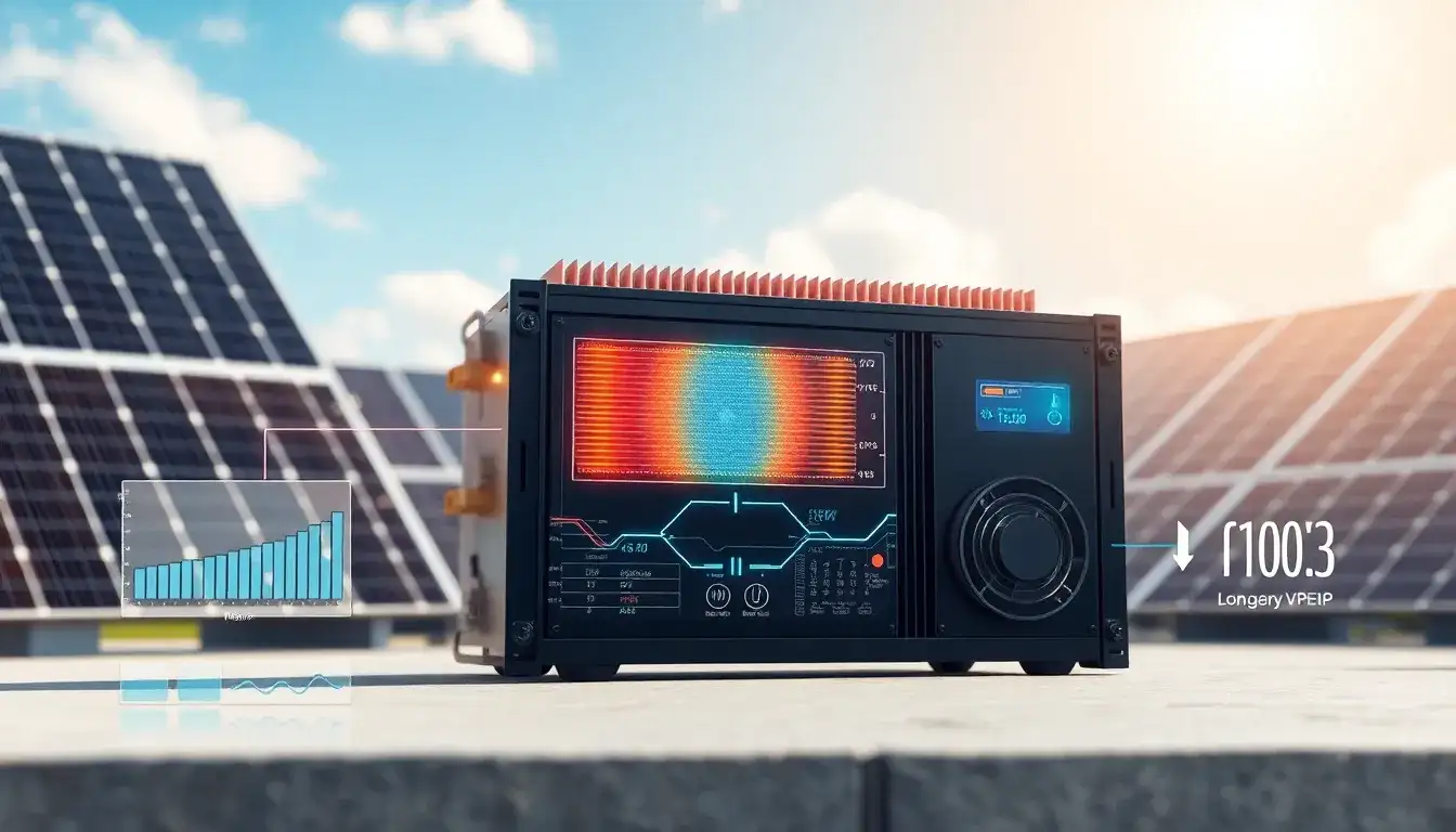 Can thermal management systems significantly extend the life of solar batteries