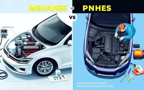 Do PHEVs have any advantages in terms of maintenance compared to traditional gasoline cars