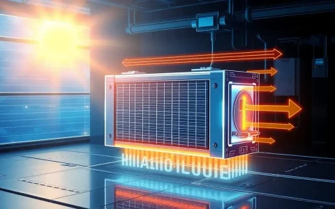 How does thermal management impact the efficiency of solar batteries