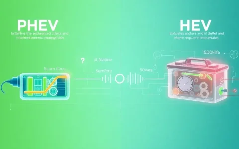 How often do PHEV batteries need to be replaced compared to HEV batteries