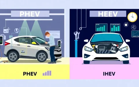 What are the main maintenance differences between PHEVs and HEVs
