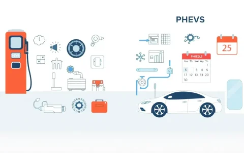 What are the main differences in maintenance costs between HEVs and PHEVs