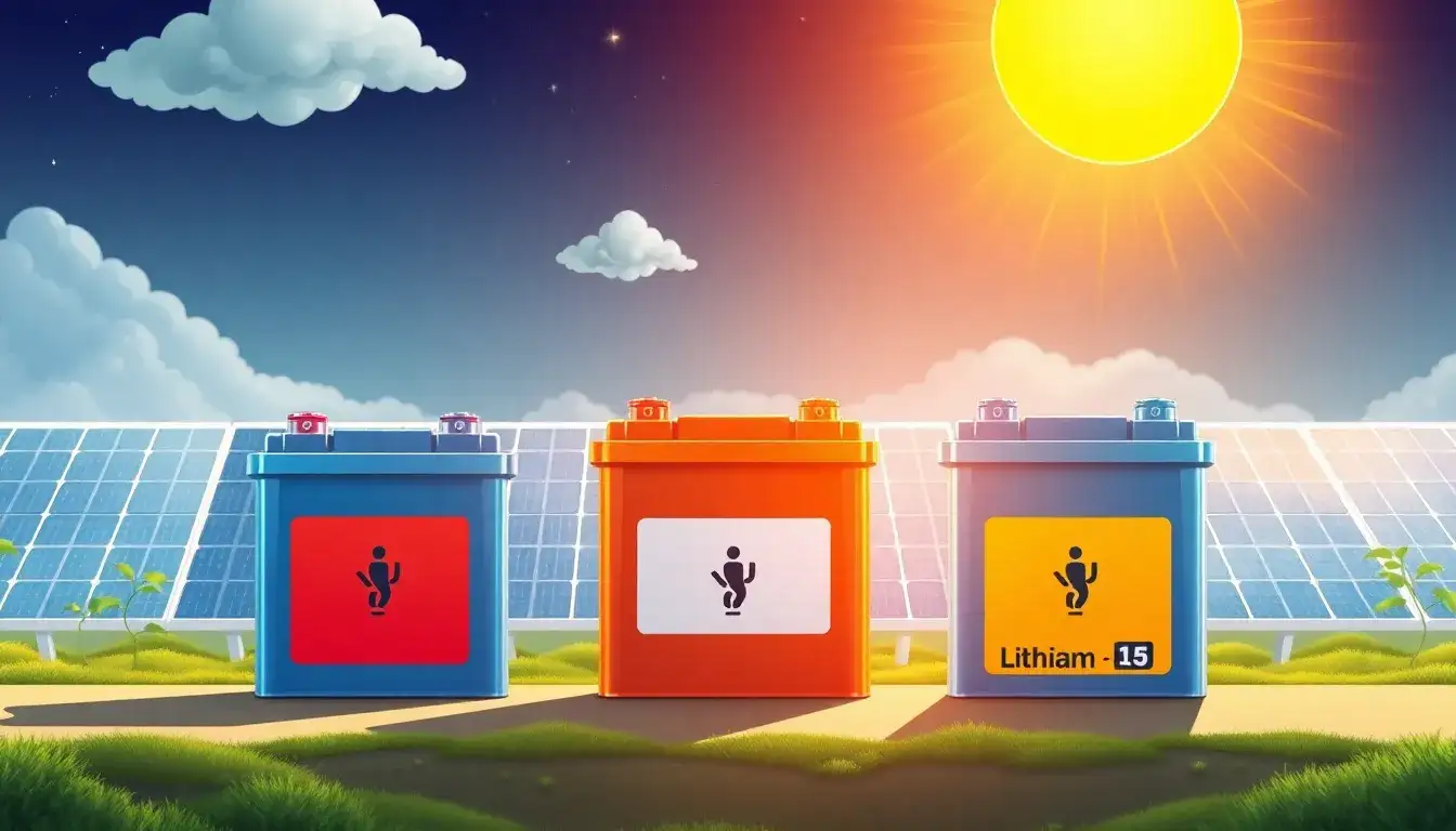 How do different battery chemistries affect the lifespan of solar batteries