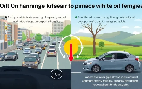 How do driving habits affect the oil change frequency for hybrids