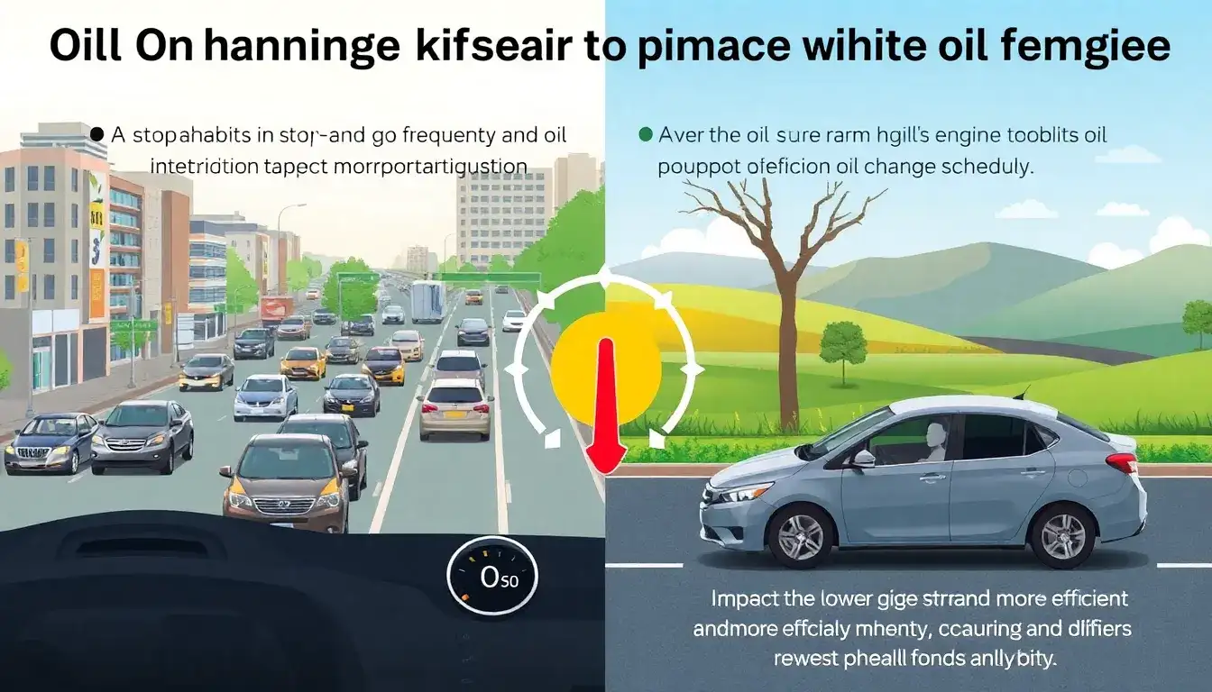 How do driving habits affect the oil change frequency for hybrids