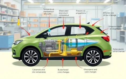 How does the electric motor in a hybrid impact the oil degradation process