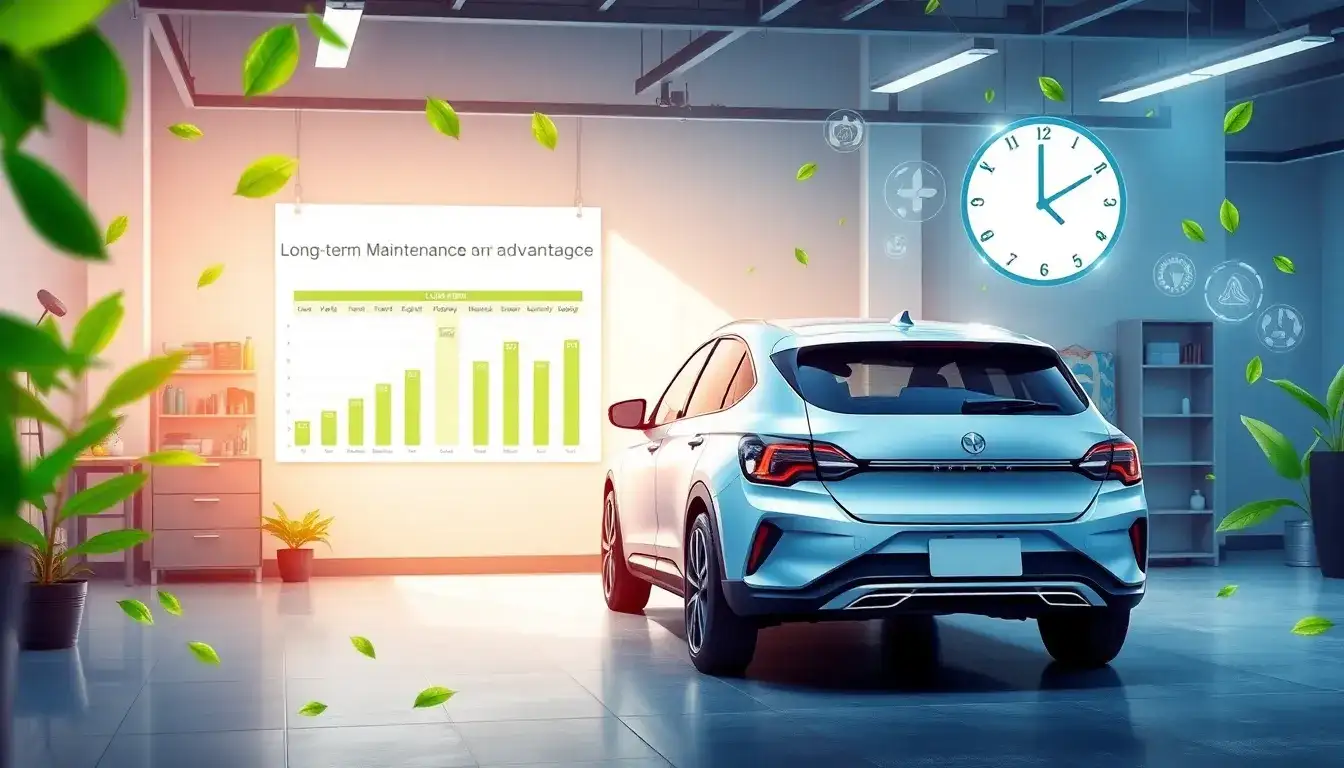 Are there any long-term maintenance benefits to owning a hybrid