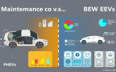 How do the maintenance costs of plug-in hybrids compare to all-electric vehicles