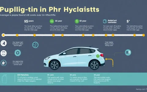 What are the average repair costs for plug-in hybrids over their lifespan