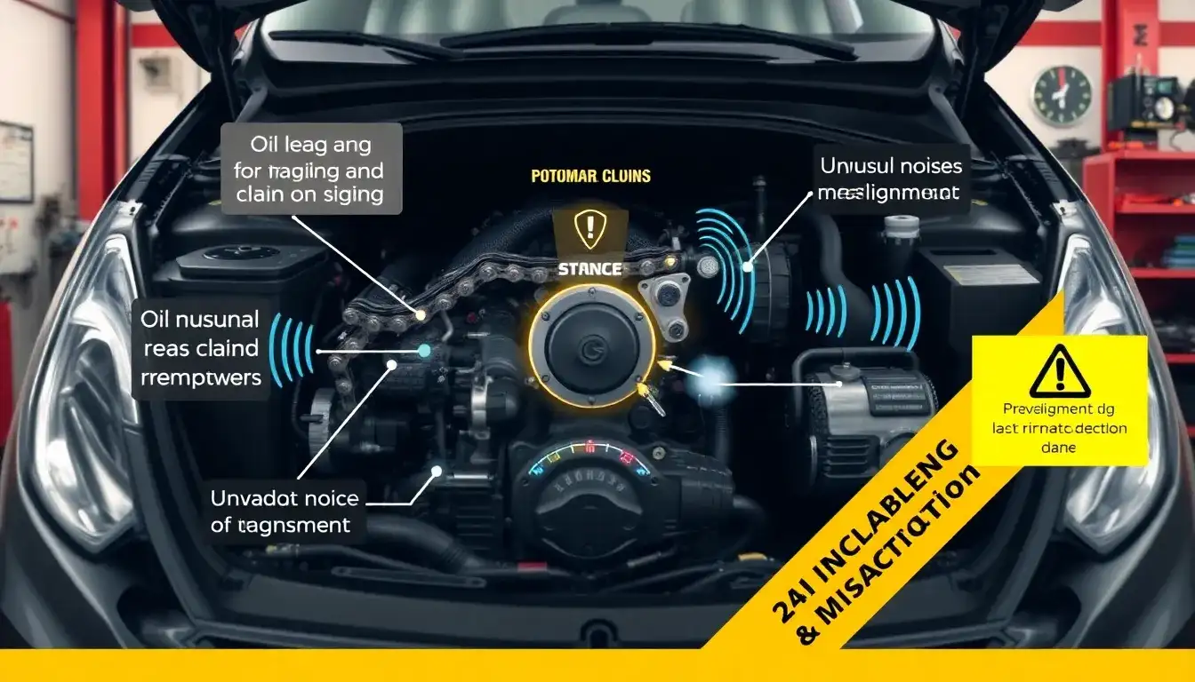 What are the signs of a failing timing chain in a PHEV