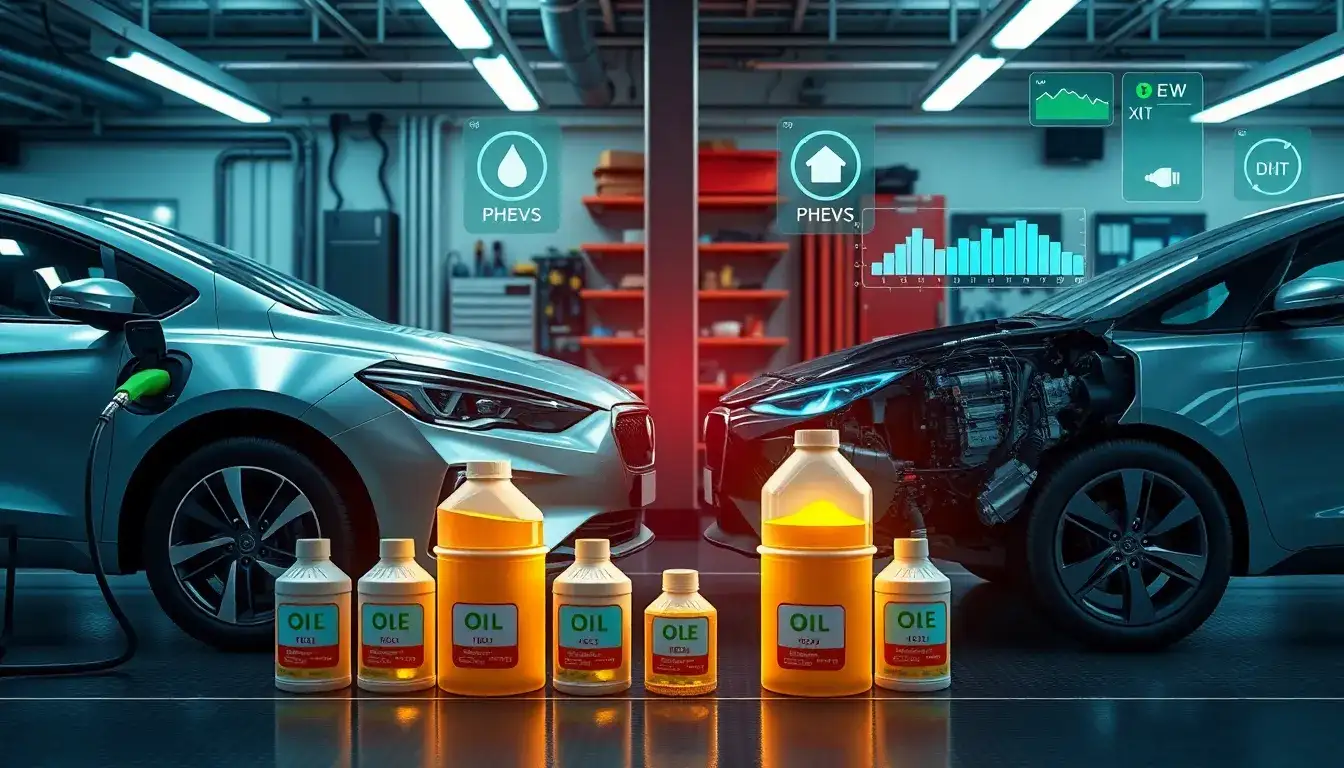 Do PHEVs require different types of oil compared to HEVs