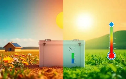What impact does temperature have on the longevity of solar batteries