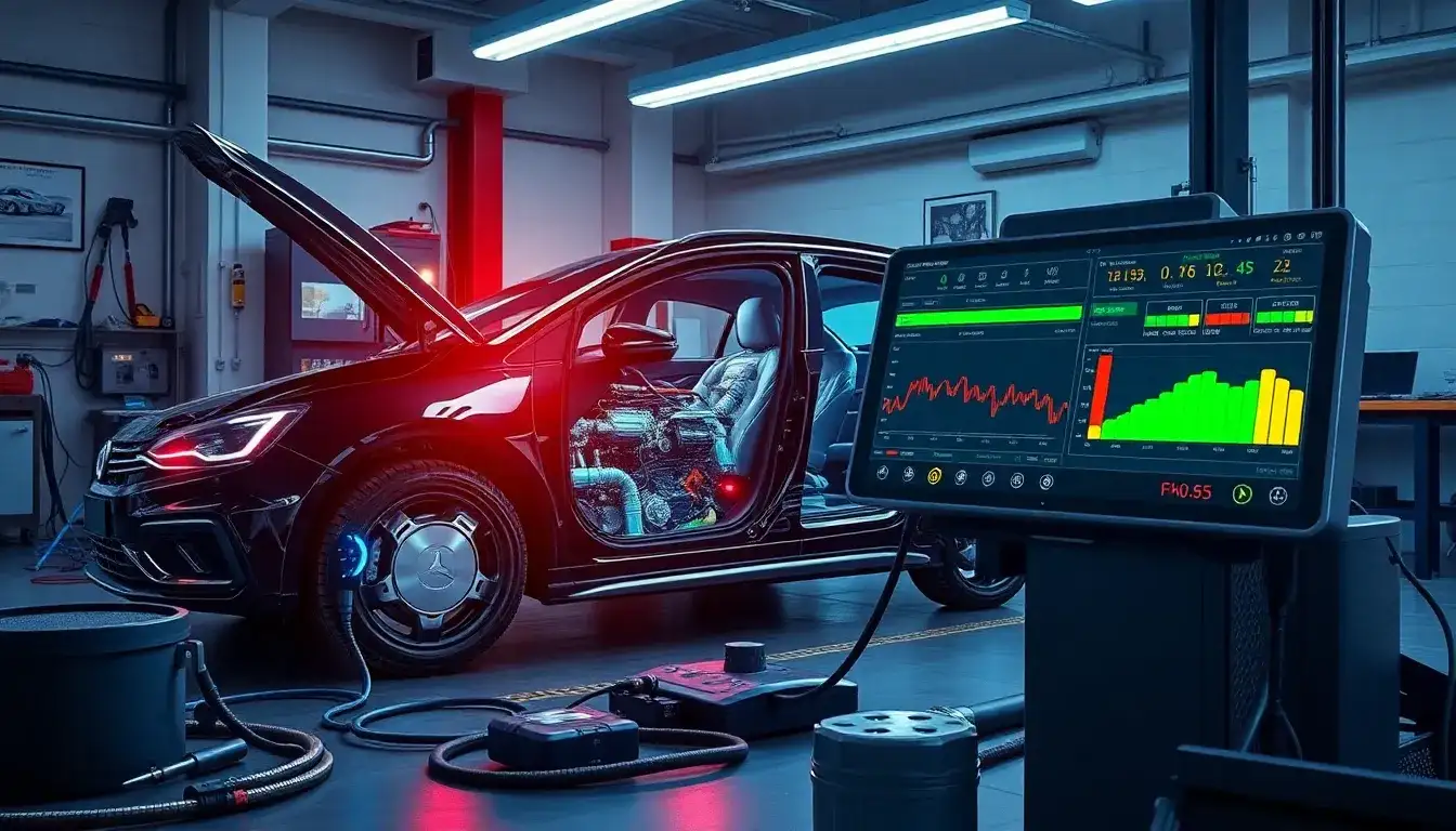 How does a battery analyzer help in maintaining a PHEV