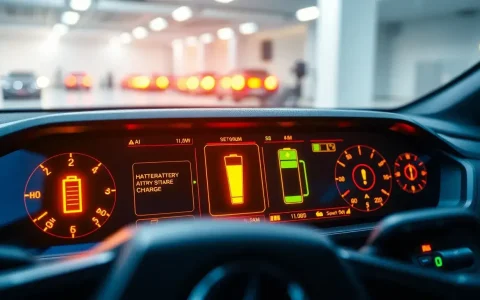 What are the most common warning lights for a hybrid battery