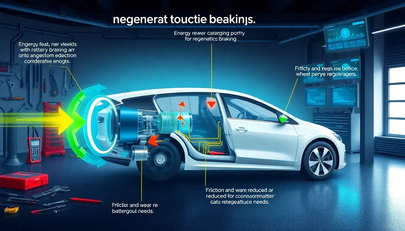 How does regenerative braking affect the overall maintenance of a PHEV