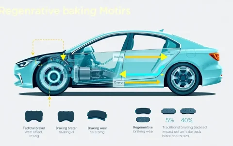 How does regenerative braking impact the lifespan of brake pads and rotors