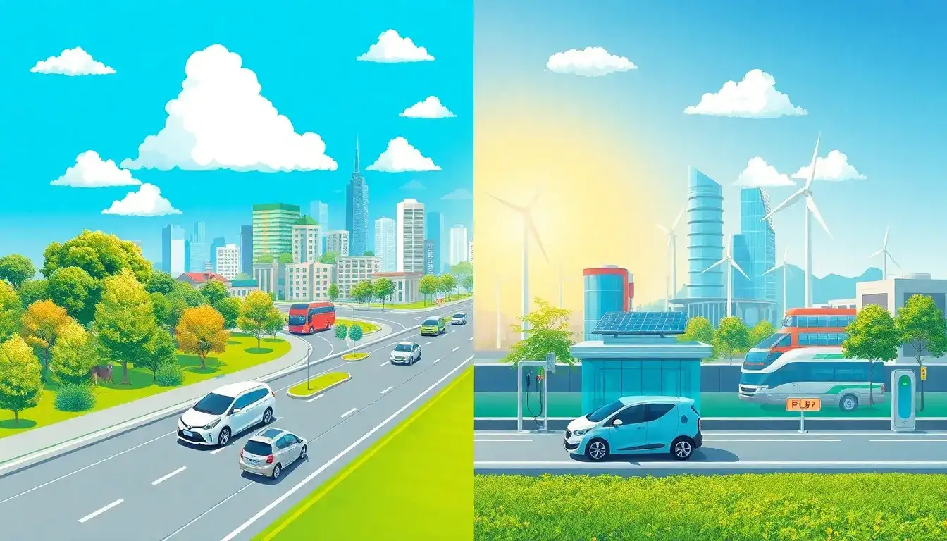 How do the environmental benefits of HEVs compare to those of PHEVs